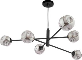 Dar Lighting modern függeszték vignette matt fekete füstös darvig0622-28