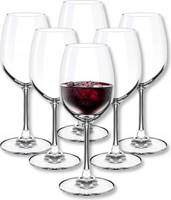 Vörösboros poharak fehér 350 ml Wilmax 6 db-os szett