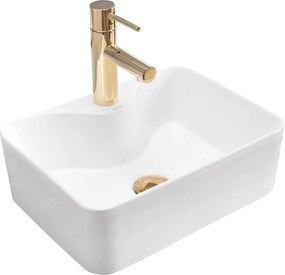 Rea Kelly Mini mosdó, 41 x 31 cm, fehér, REA-U8196