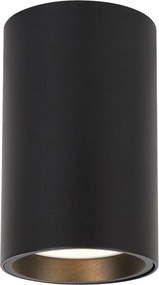 MILAGRO ML0381 GENESIS Hengeres Mennyezeti Lámpa Fekete GU10 IP20