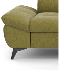 Kinyitható jobb oldali L-alakú MARANO sarokkanapé olívazöld