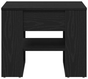 Fekete Tölgy Kávézóasztal 55.5x55x45 cm Műszaki Fából Készült