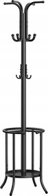 Kabátakasztó szabadon álló kabáttartó állvány esernyőtartóval