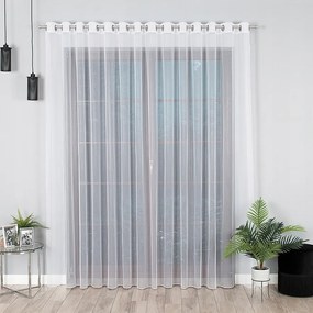 Francia stílus, sima függöny, átlátszó 500x270