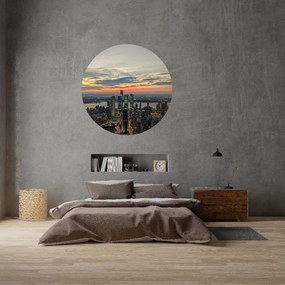 PIPPER. Textil kör alakú falmatrica "New York" Méret: 120cm