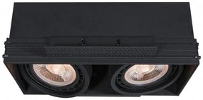 Lámpa Mennyezeti lámpatest Milo,4755,AC220-240V, 50/60 Hz, 2* GU10, ES111,IP 20, süllyesztett, keret nélküli fekete