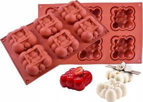 Szilikon öntőforma egyadagos Felhő 6 Fészek, Desszertek és Sütemények