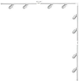 Zuma Line 3585 - TORE sínrendszeres spotlámpa 8xGU10/35W/230V fehér