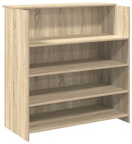 recepciós pult sonoma tölgy 100x50x103,5 cm szerelt fa