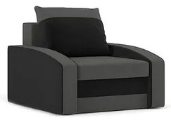 HEWLET fotel Szürke / fekete