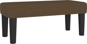 vidaXL barna szövet pad 70 x 30 x 30 cm
