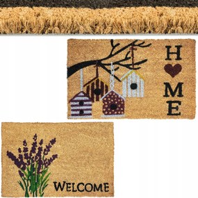 Lábtörlő csúszásgátló 40x60cm Kókuszrost szett