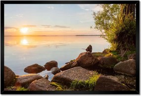 Poszterek keretben 60x40 Kövek fák tenger