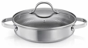 Tescoma SteelCRAFT mély serpenyő fedővel átmérő 28 cm, 2 fogantyúval, 28 cm