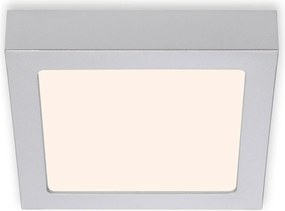 Led mennyezeti lámpa Briloner 17 cm 12 W matt króm, meleg fehér