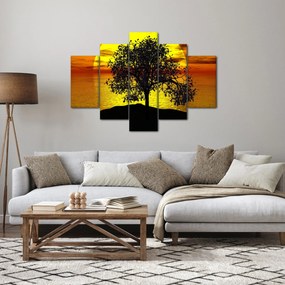 Egy fa sziluettjének képe (150x105 cm)