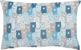 Díszpárna Mackó Kék 30x50