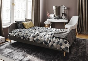 LIFE kárpitozott ÁGY + ágyrács + matrac 14 cm, 80x200, itaka