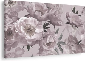 Kép - Vintage bazsarózsa virágok (90x60 cm)