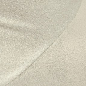 Világosszürke buklé babzsákfotel Tube 100 – SLOWDOWN