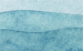 Fotótapéta Flizelin Fal Hálószoba Kék hullámok 416x254 Ragasztó