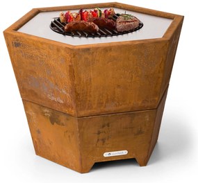 Blumfeldt Hekla 2 az 1-ben, tűzhely, Ø 60 cm, víz- és fagyálló, grill-lap, grillrács