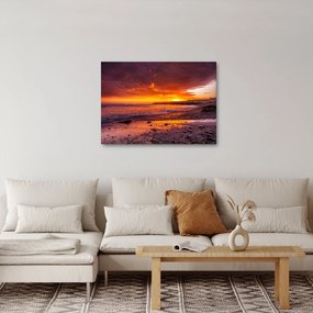 Naplemente a tengernél képe (70x50 cm)