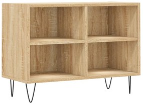 sonoma tölgy színű szerelt fa TV-szekrény 69,5x30x50 cm