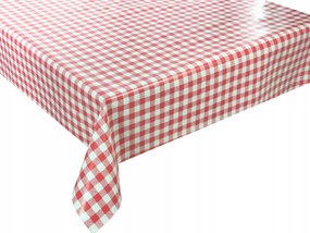 Cerata méteráru Abrosz Cerat Méretre rácsos piros 140x140 cm