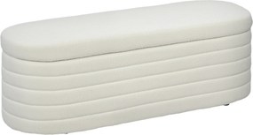HOMCOM Kárpitozott Puff Padlófejjel, Táskaruhás Megjelenés, Ágyvégi Puff Fa Lábakkal, Tároló Puff a Hálószobába, Nappaliba, Előszobába, 116 x 41 x 40,