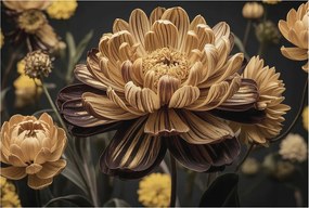 Fotótapéta Flizelin Dekoratív az irodába Virágos elegancia 104x70