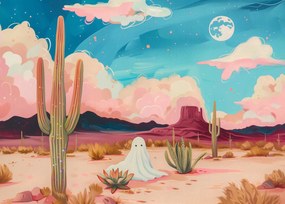 Poszter 35x25cm Szellem a kaktuszok között