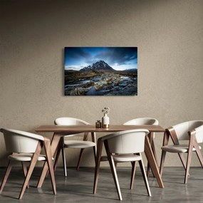 Hegy és a folyó képe (90x60 cm)