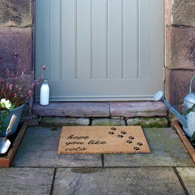 Kókuszrost lábtörlő 40x60 cm Hope You Like Cats – Artsy Doormats