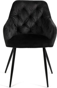 AVENBERG OBSIDIAN Étkezőgarnitúra 6x szék + asztal 200 cm