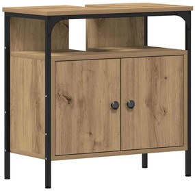 Fürdőszoba bútor szett 4 pcs kézműves tölgy 33 x 33 x 185.5 cm