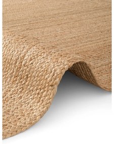 Natúr színű kétoldalas kézi szövésű juta szőnyeg 120x180 cm Sharmila Natural Brown – Hanse Home