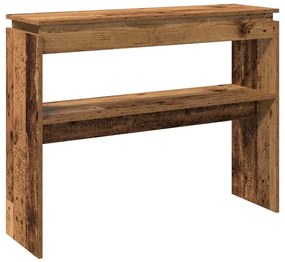szürke sonoma szerelt fa tálalóasztal 80x30x102 cm