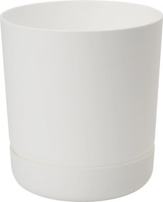 Satina 25 kerek virágcserép alátéttel, matt