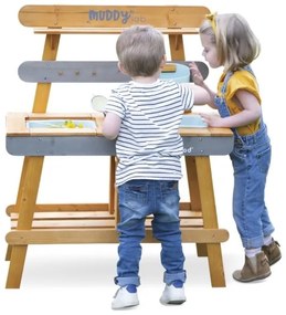 Janod - Kültéri fa játékkonyha MUDDY LAB