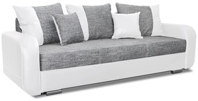 Fero 3-as kanapé, fehér - szürke