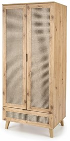 Ruhásszekrény 80 cm Borrae (fekete). 1049319