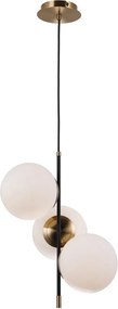 Italux modern függeszték stelia antik bronz fehér matt fekete itxpnd-43660-3
