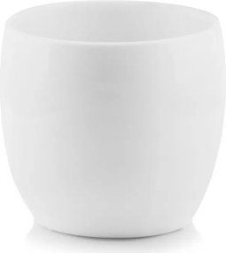 Kerámia Gömbfedő Fehér 15x12 cm Piano Klasszikus Virágtartó