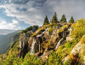 Művészeti fotózás Pancava waterfall in Karkonosze national park, alex_ugalek, (40 x 30 cm)