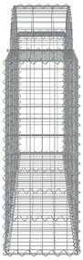 30 db íves horganyzott vas gabion kosár 200x30x80/100 cm