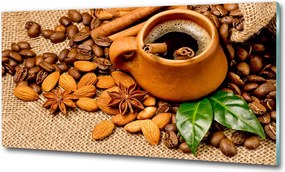 Fotó-üvegkép Kávéház motívum 100x70