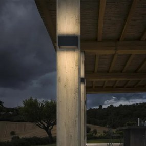 Ideal Lux - LED Kültéri fali lámpa ATOM LED/25W/230V IP54 antracit