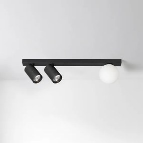BRILAGI - SELE BALL spotlámpa 2xGU10/30W/230V + 1xG9/10W fekete