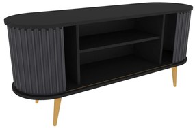 TV asztal/Szekrény Stark 140 (fekete + antracit) . 1102588
